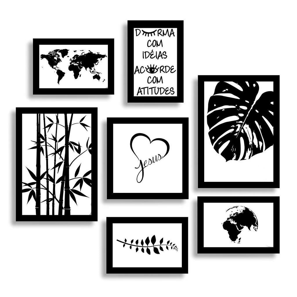 Kit Quadros Decorativos - Home Cozy