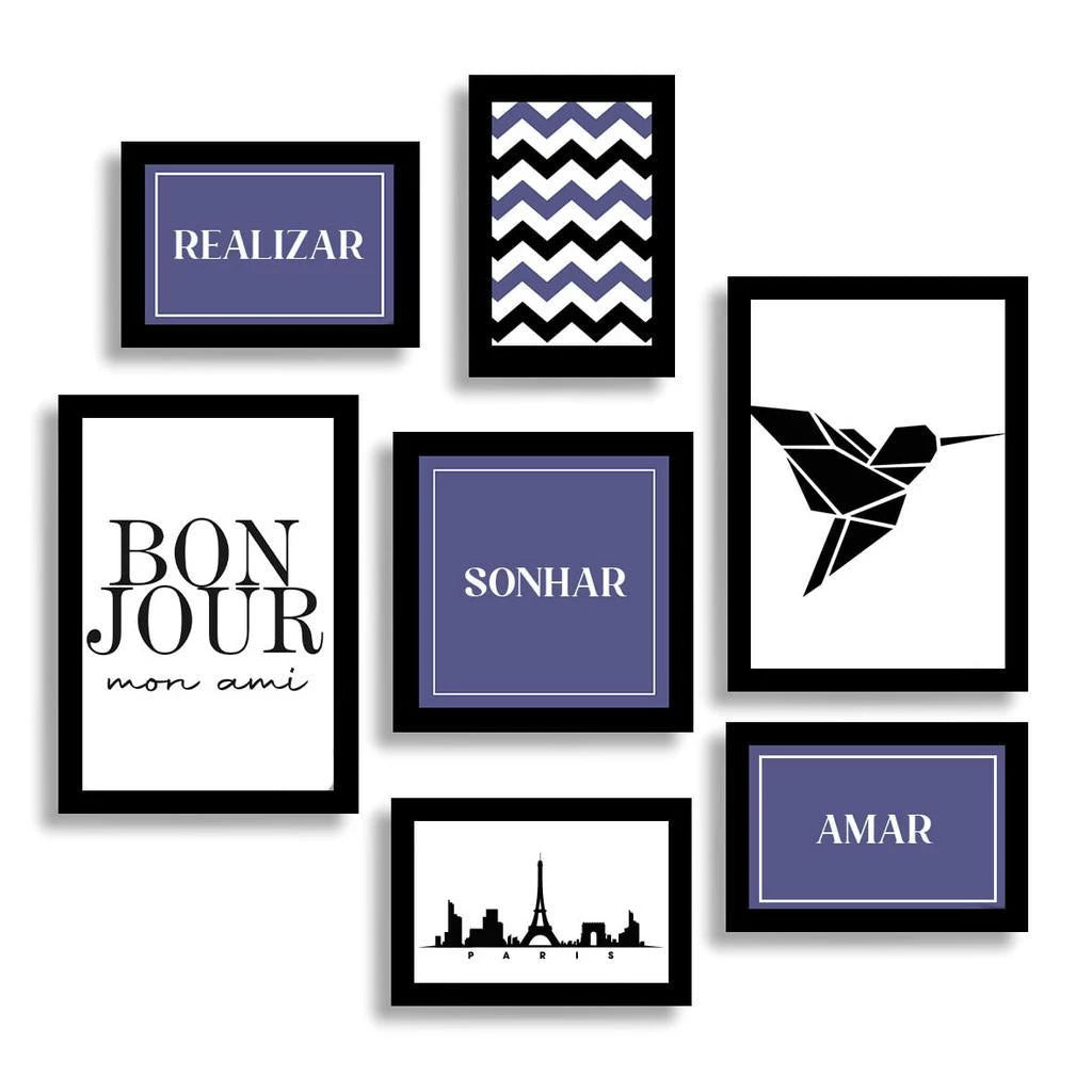 Kit Quadros Decorativos - Home Cozy