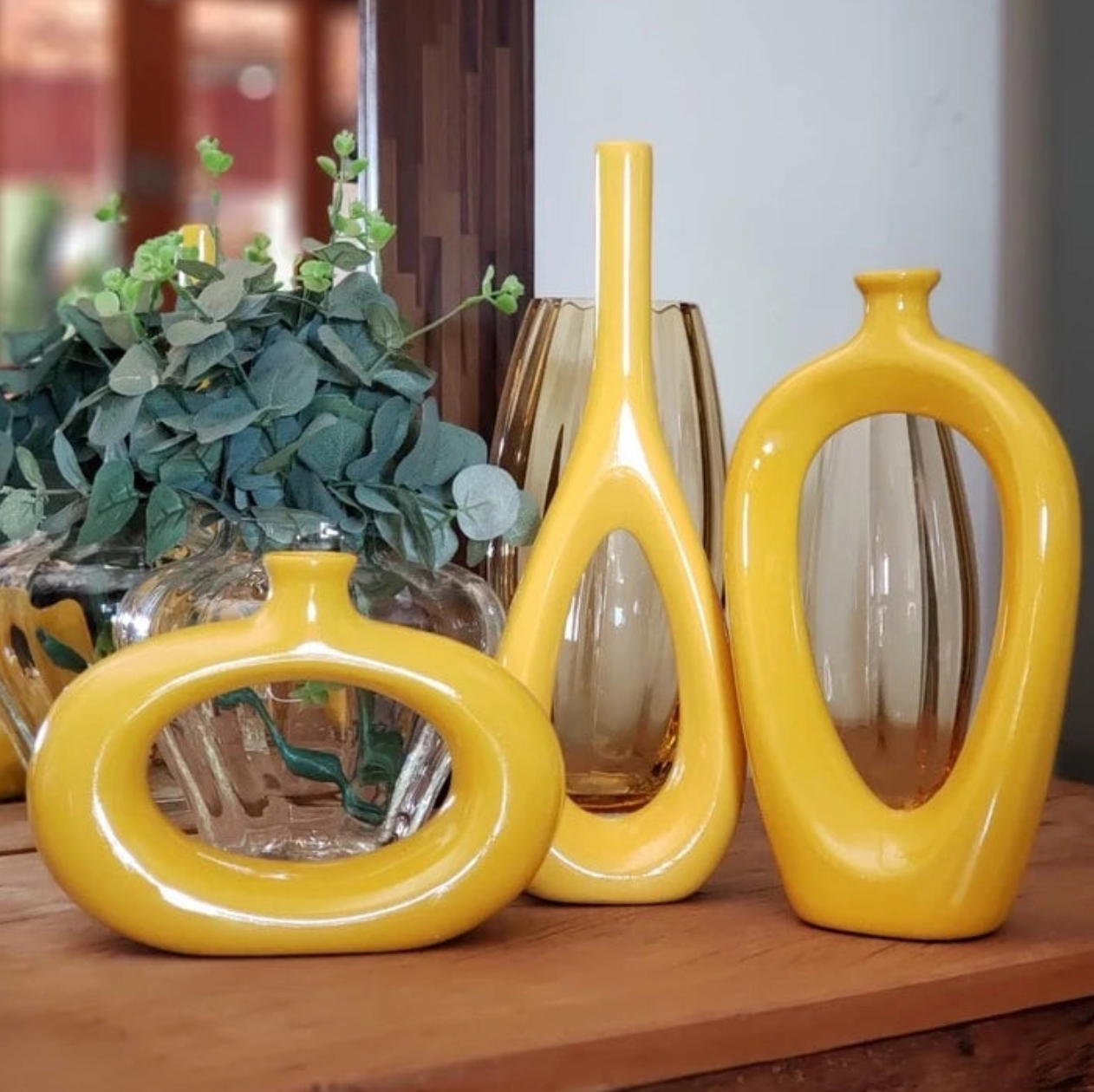 Conjunto Vasos decorativos - Home Cozy