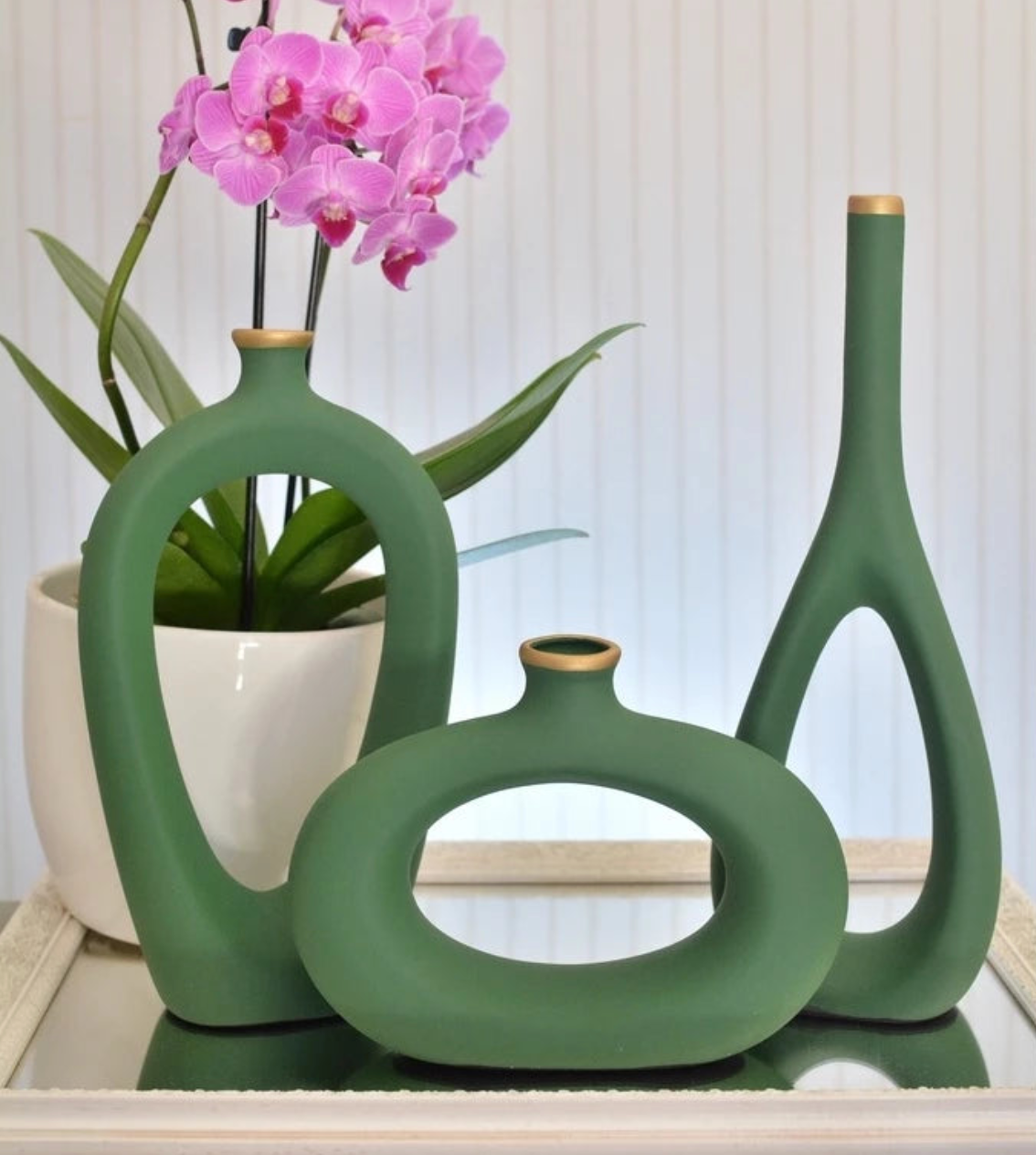 Conjunto Vasos decorativos - Home Cozy