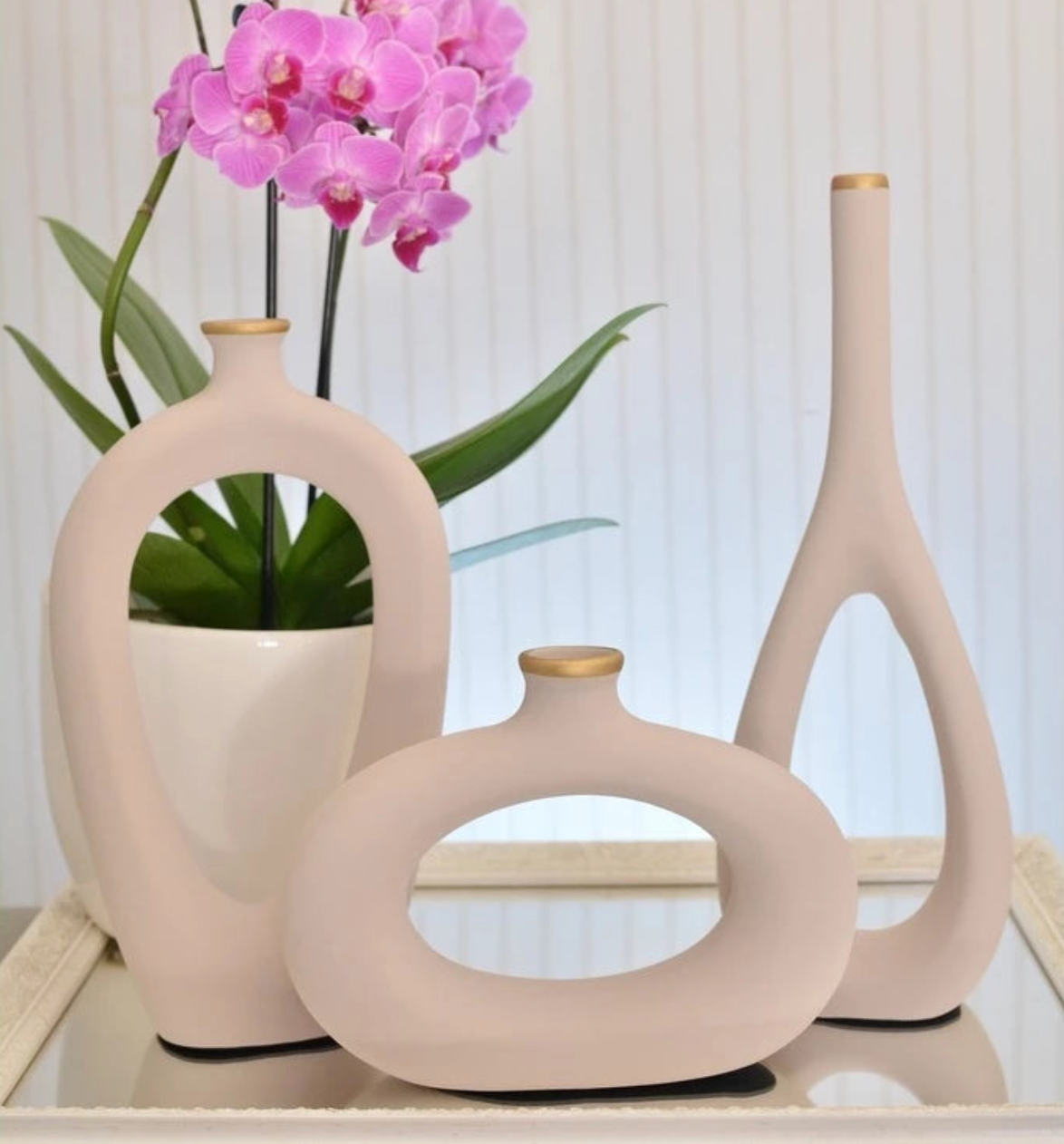 Conjunto Vasos decorativos - Home Cozy
