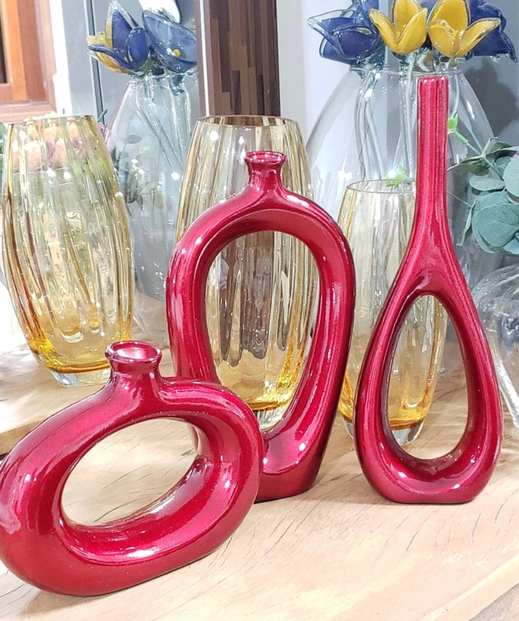 Conjunto Vasos decorativos - Home Cozy