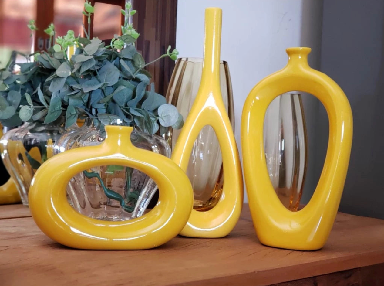 Conjunto Vasos decorativos - Home Cozy