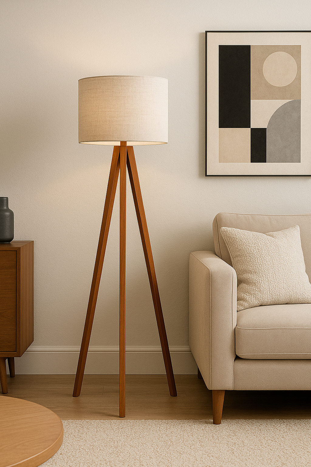 Abajur Tríade Elegante - Home Cozy