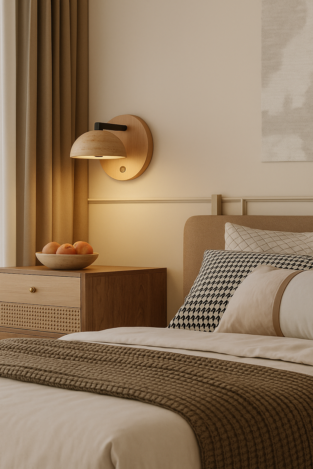 Luminária de parede Arte Mármore - Home Cozy