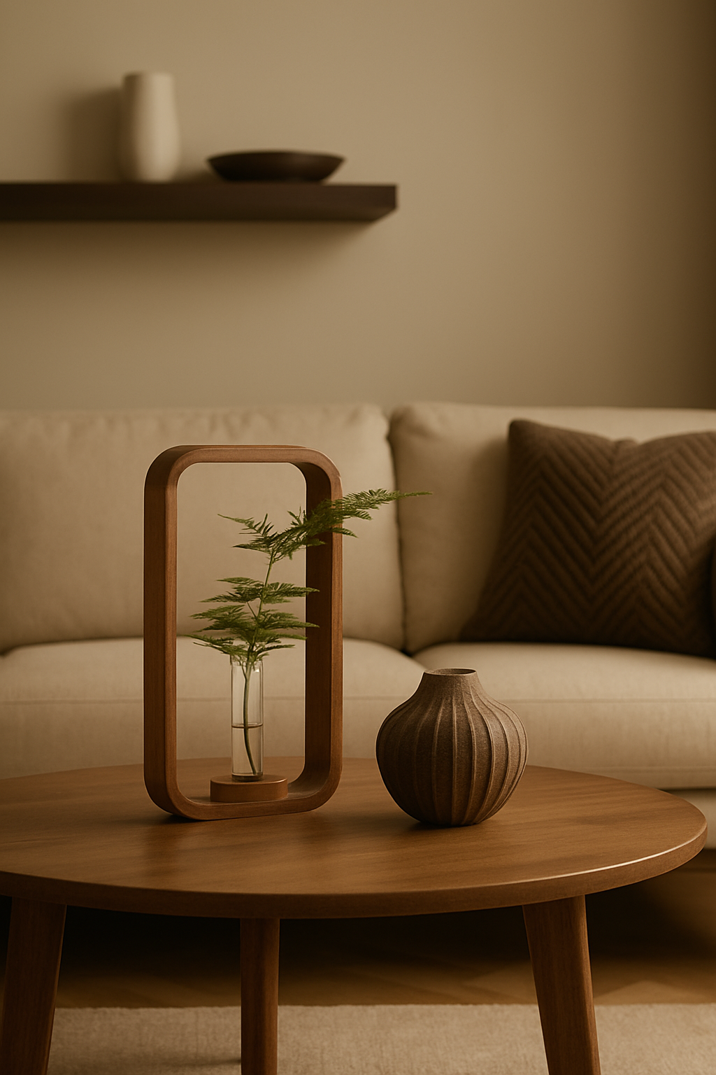 Vaso decoração sala de estar - Home Cozy