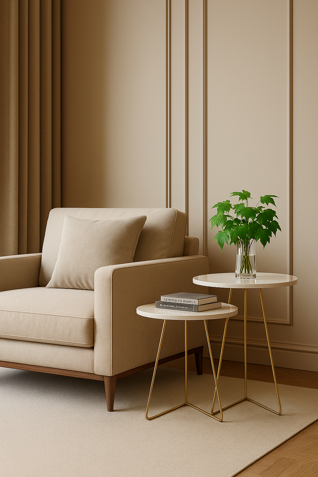 Conjunto de Mesas Sofisticado - Home Cozy