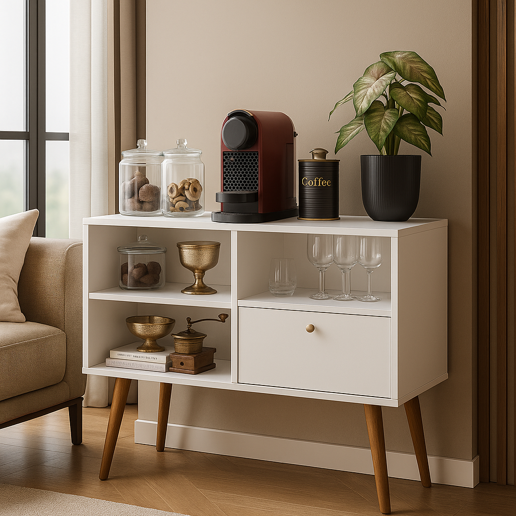 Aparador Retro de Madeira Buffet - Home Cozy