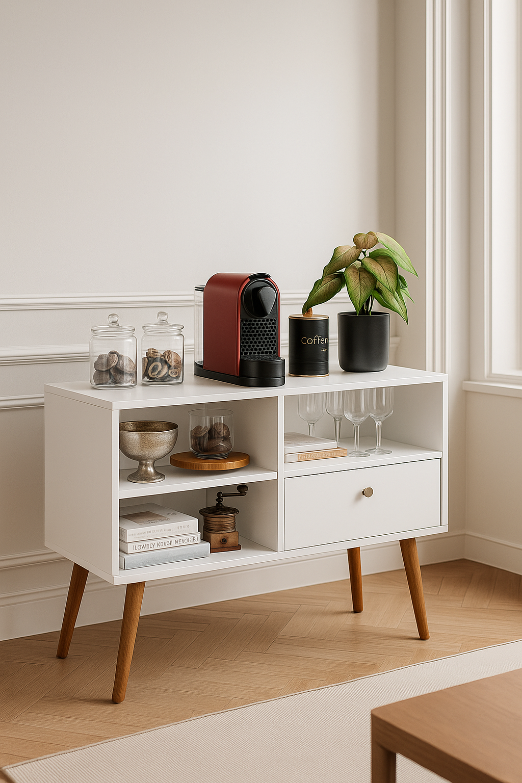 Aparador Retro de Madeira Buffet - Home Cozy