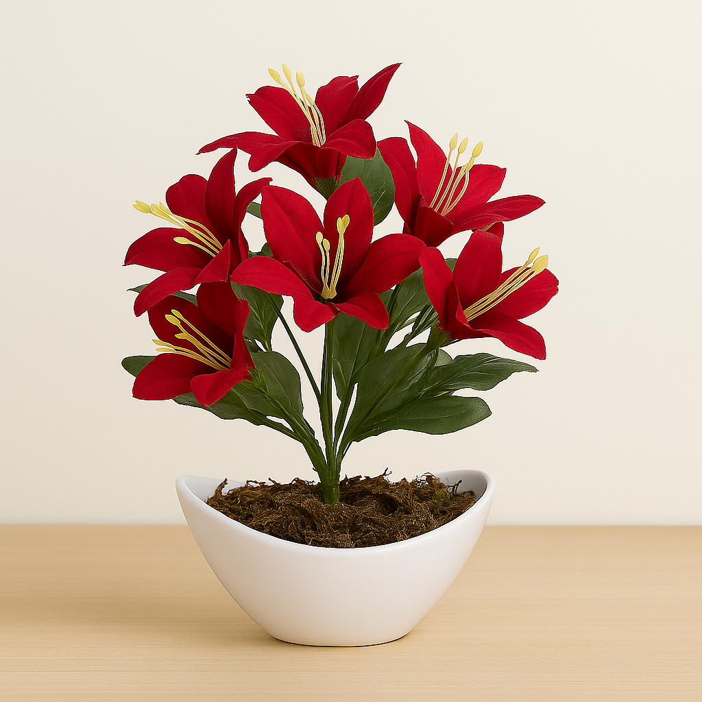 Arranjo Barca de Orquídea Artificial - Home Cozy