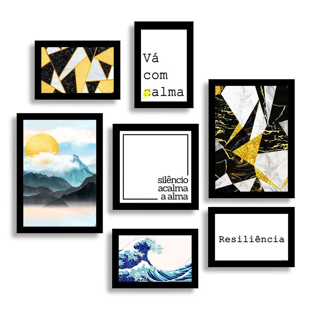 Kit Quadros Decorativos - Home Cozy