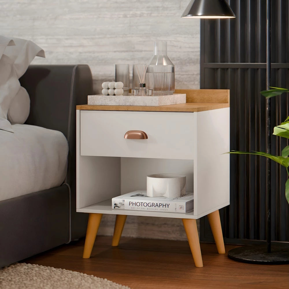 Mesa De Cabeceira Moderna - Home Cozy