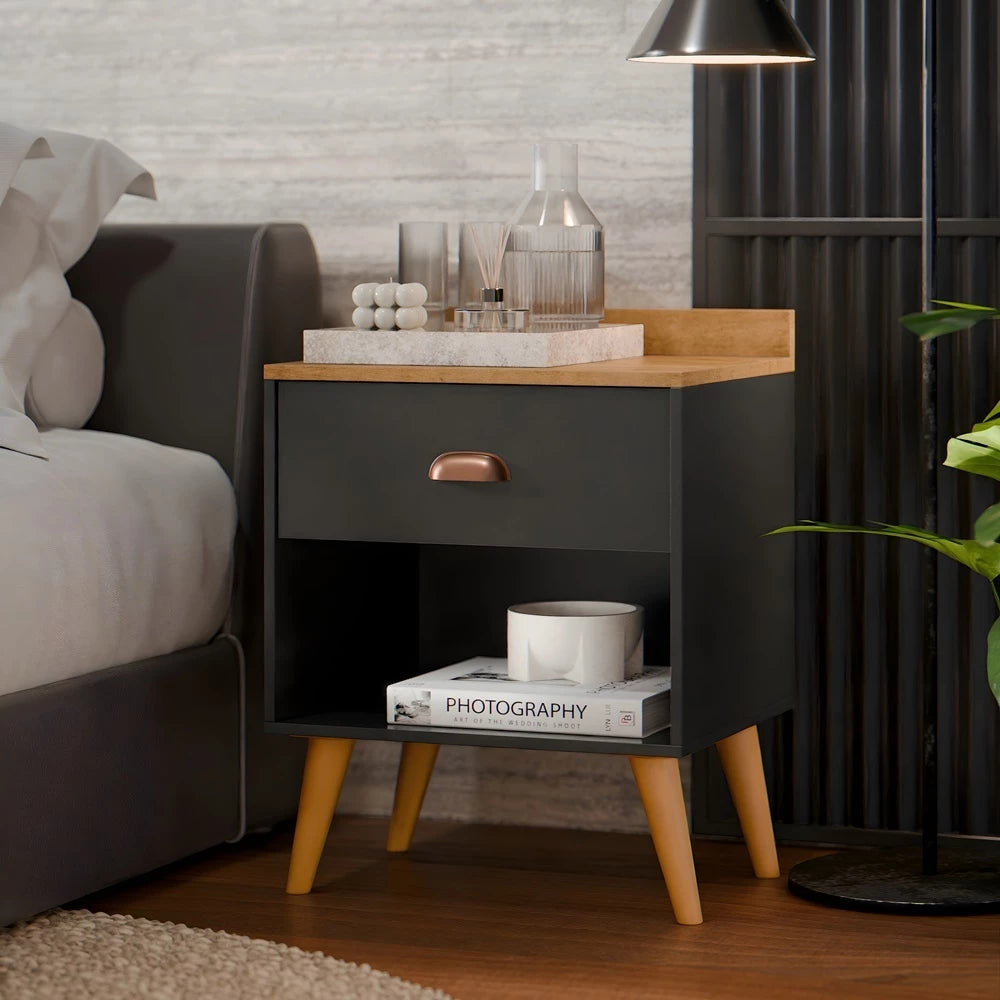 Mesa De Cabeceira Moderna - Home Cozy