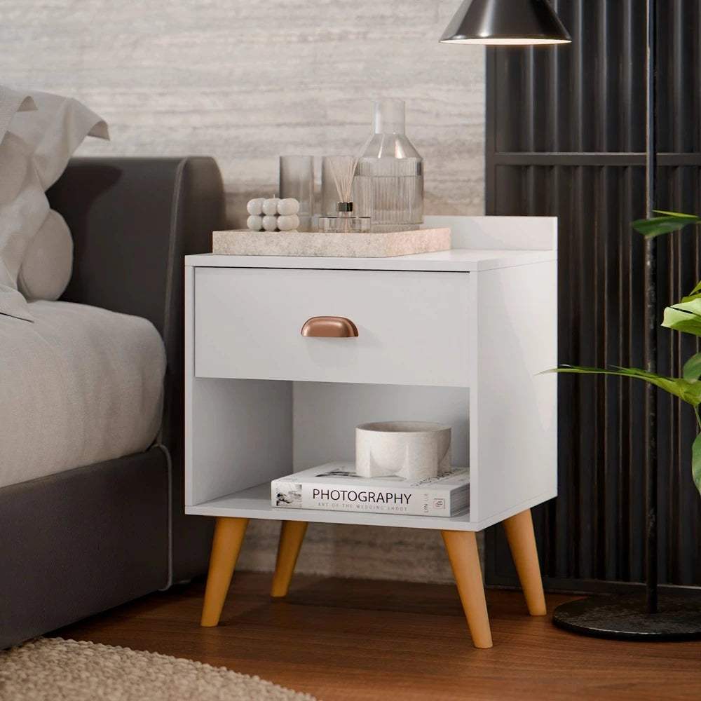 Mesa De Cabeceira Moderna - Home Cozy