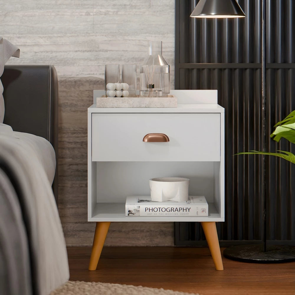 Mesa De Cabeceira Moderna - Home Cozy