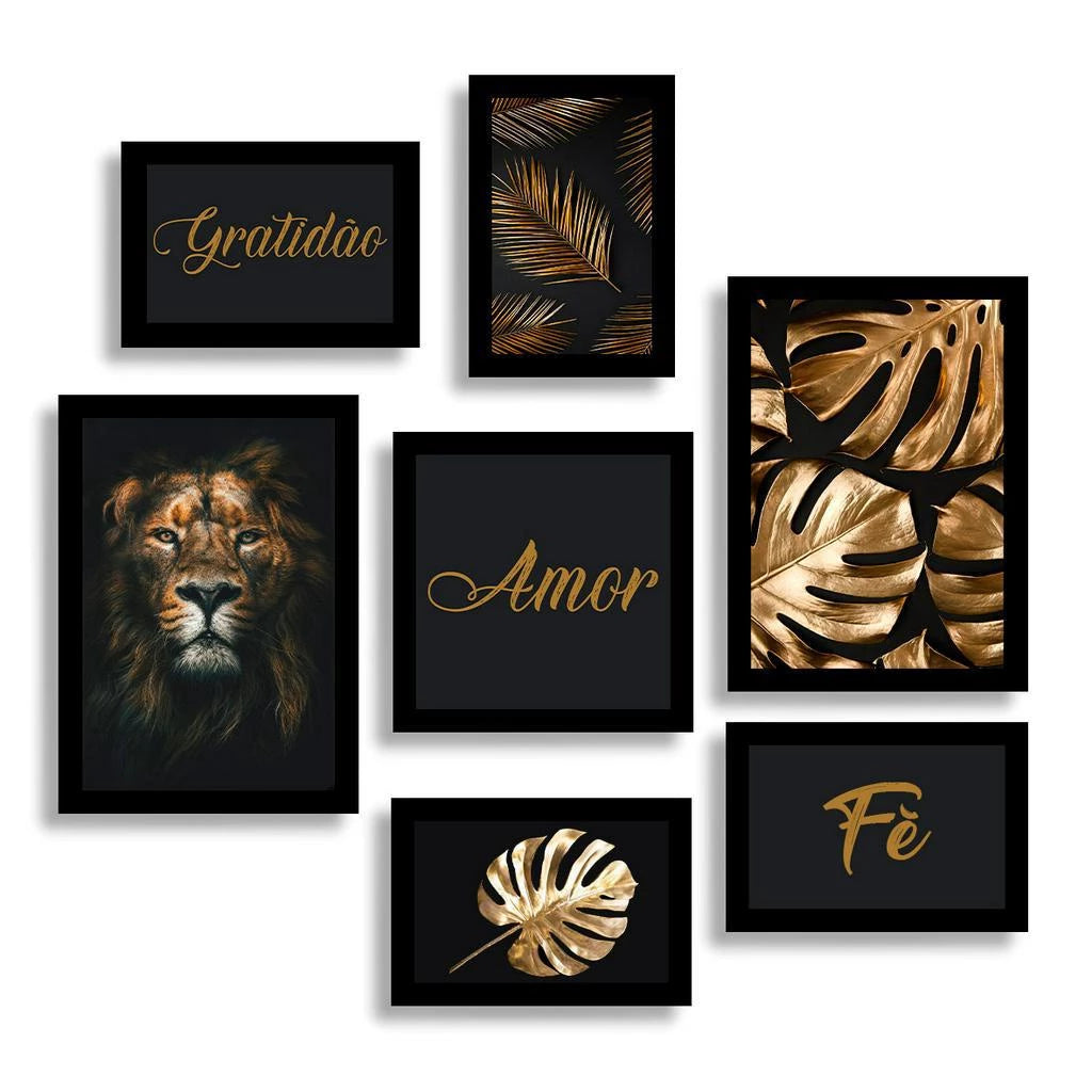 Kit Quadros Decorativos - Home Cozy