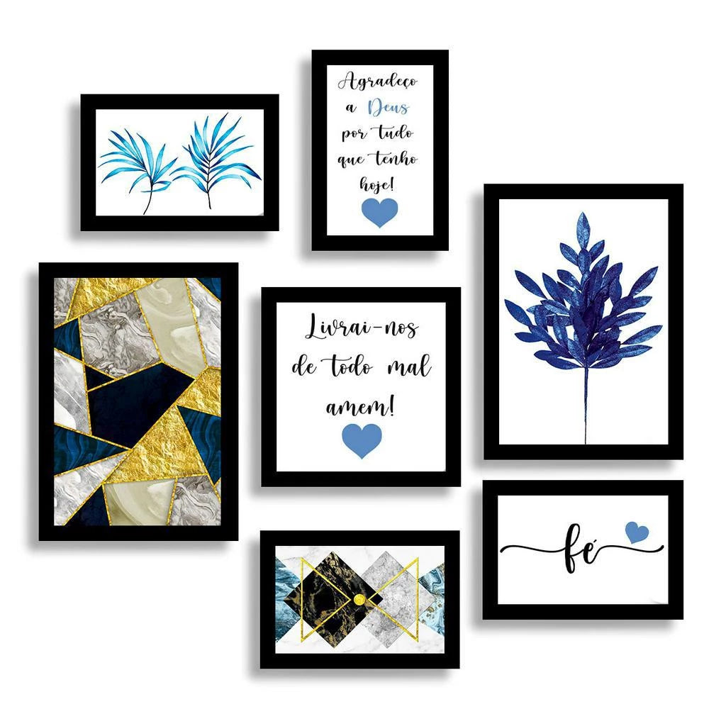 Kit Quadros Decorativos - Home Cozy
