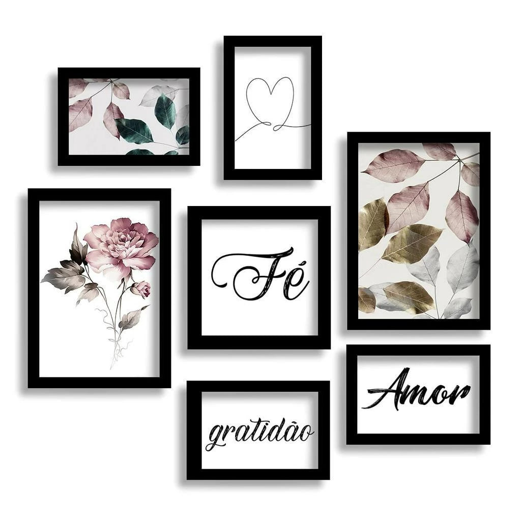 Kit Quadros Decorativos - Home Cozy