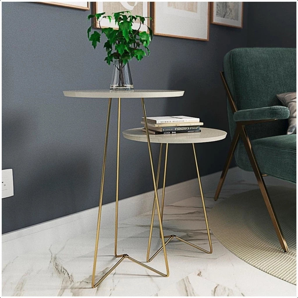 Conjunto de Mesas Sofisticado - Home Cozy