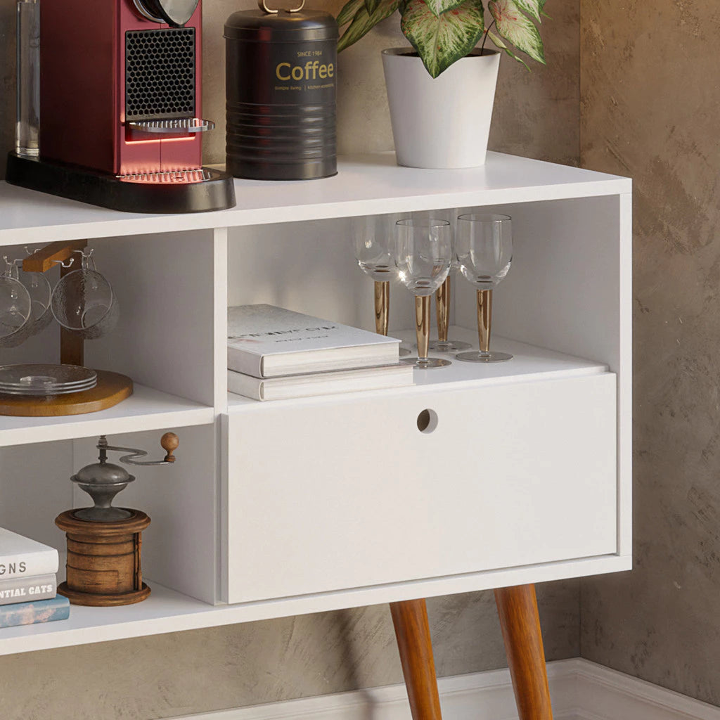 Aparador Retro de Madeira Buffet - Home Cozy