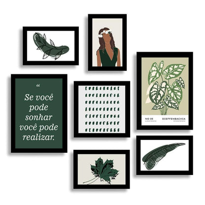 Kit Quadros Decorativos - Home Cozy