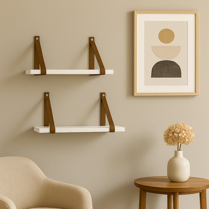 Kit 2 Prateleiras de Parede Nordic Loop - Home Cozy