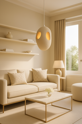 Luminária Pendente Estilo Japonês Black Brown Alto polímero - Home Cozy