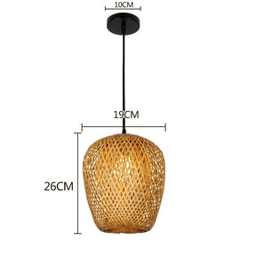 Luminaria Estilo Bambu - Home Cozy