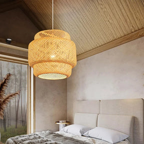 Luminaria Estilo Bambu - Home Cozy