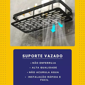 Suporte De Banheiro Organizador - Home Cozy