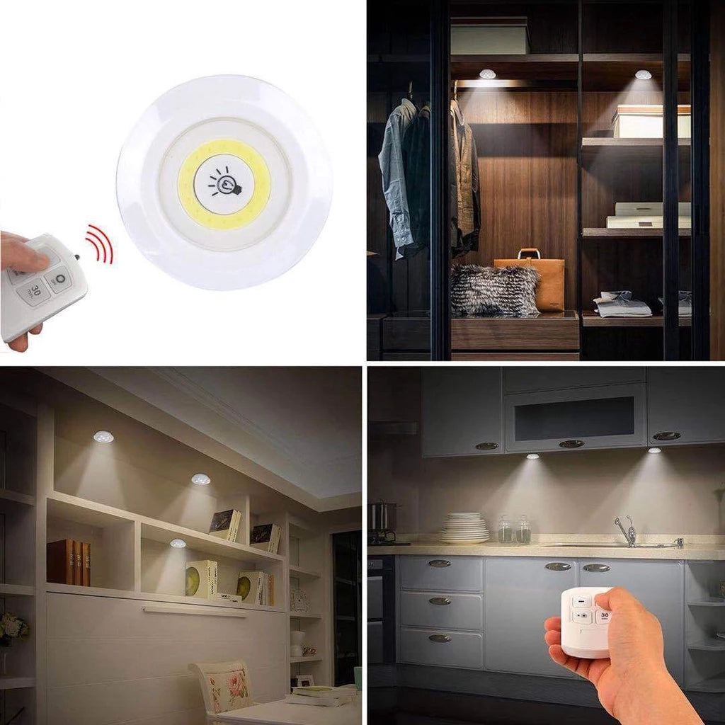 Kit Luminária Led Spot Sem Fio - Home Cozy